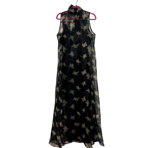 NEW NWT STAUD Albee Maxi Dress in Botanical Shadows Floral - Picture 4 of 10